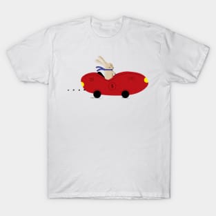 Rabbit and his car T-Shirt